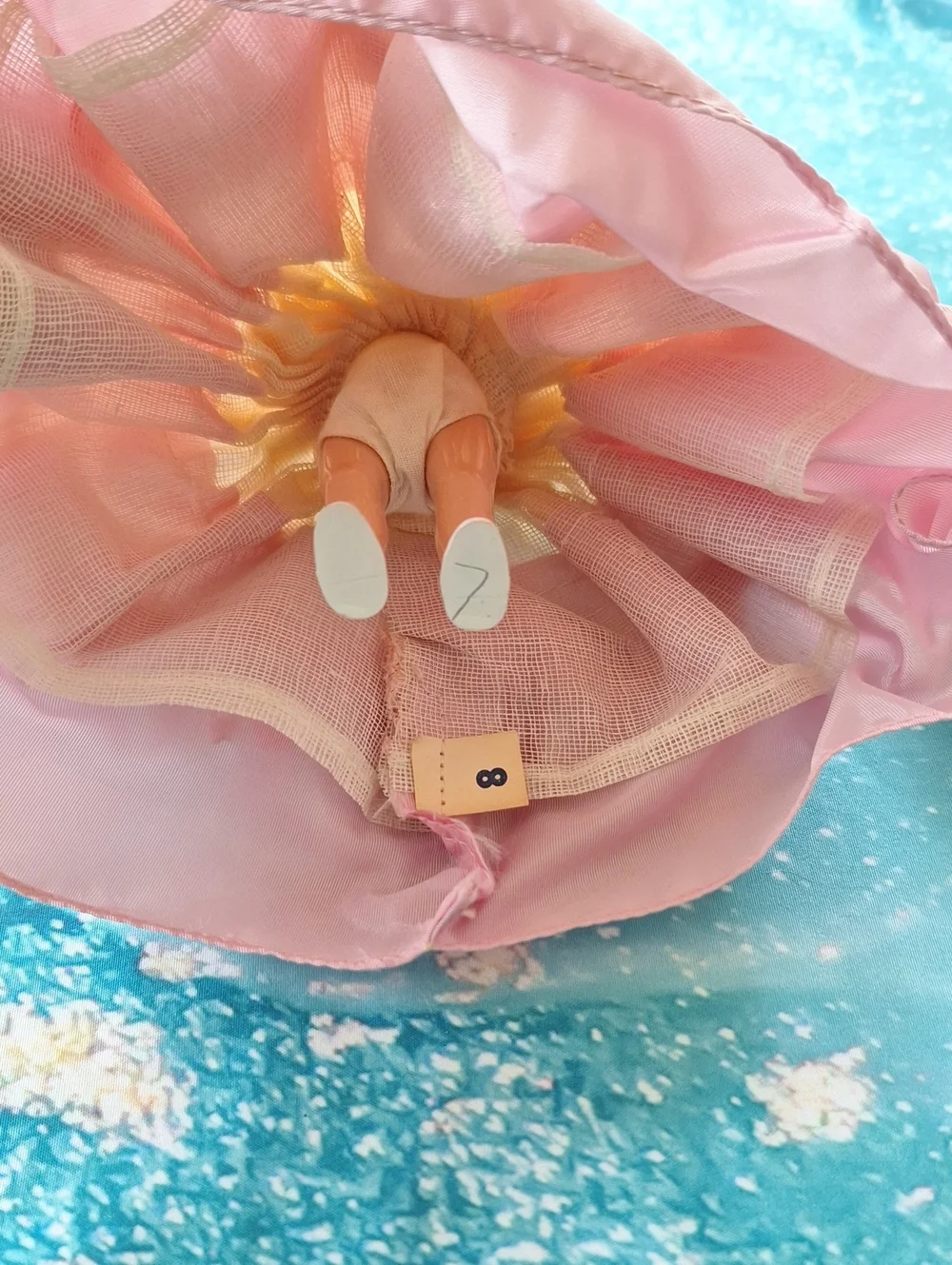 1940s Vintage Pink Peach Hollywood  Doll